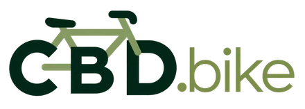 CBD.Bike bicycle logo with a C rear wheel, B frame, and D front wheel