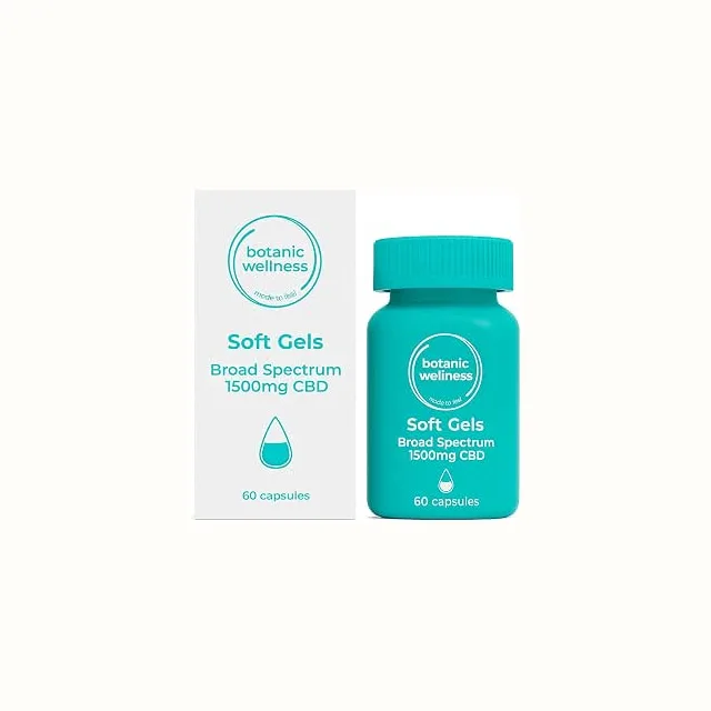 Botanic Wellness CBD Capsules, 1,500 mg, 60 softgels