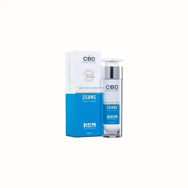 Canabidol CBD Rescue Cream, 250 mg, 50 ml · BRITISH CANNABIS
