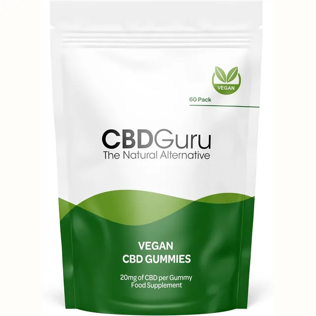 CBD Guru Vegan CBD Gummies, 20 mg, 60 pieces · CBD Guru