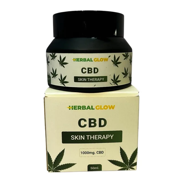 Herbal Glow CBD балсам за кожа 1000 mg, 50 ml · Herbal Glow