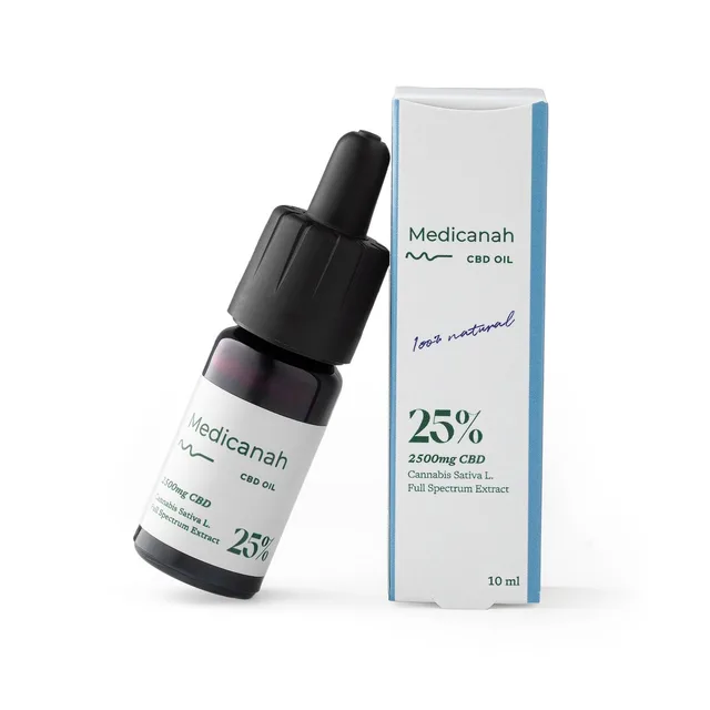 Medicanah CBD масло 25%, 10 ml · Medicanah
