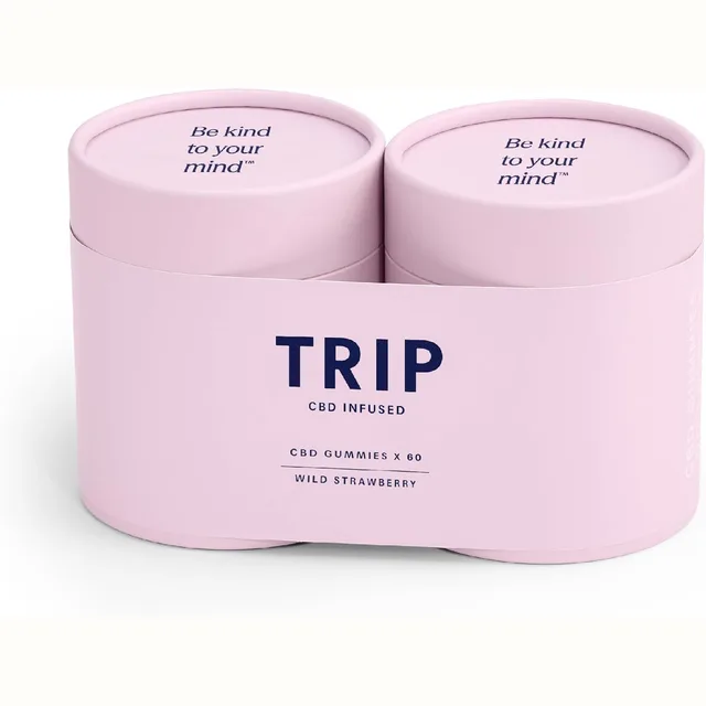 TRIP Wild Strawberry CBD Gummies, 600 mg, 60 pieces