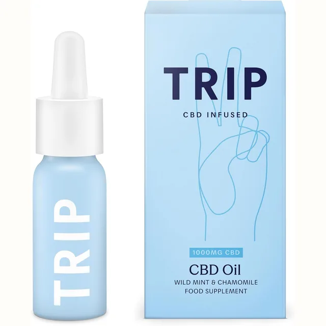 TRIP Wild Mint CBD Oil, 1,000 mg, 15 ml