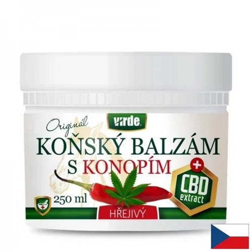 Virde загряващ гел с CBD